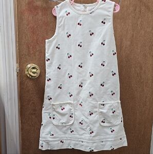 Classic Prep Childrenswear Cherry Jumper Dress